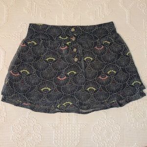 Nordstrom Mimi Chica brand. Black/Multicolor skirt ~ Size Small